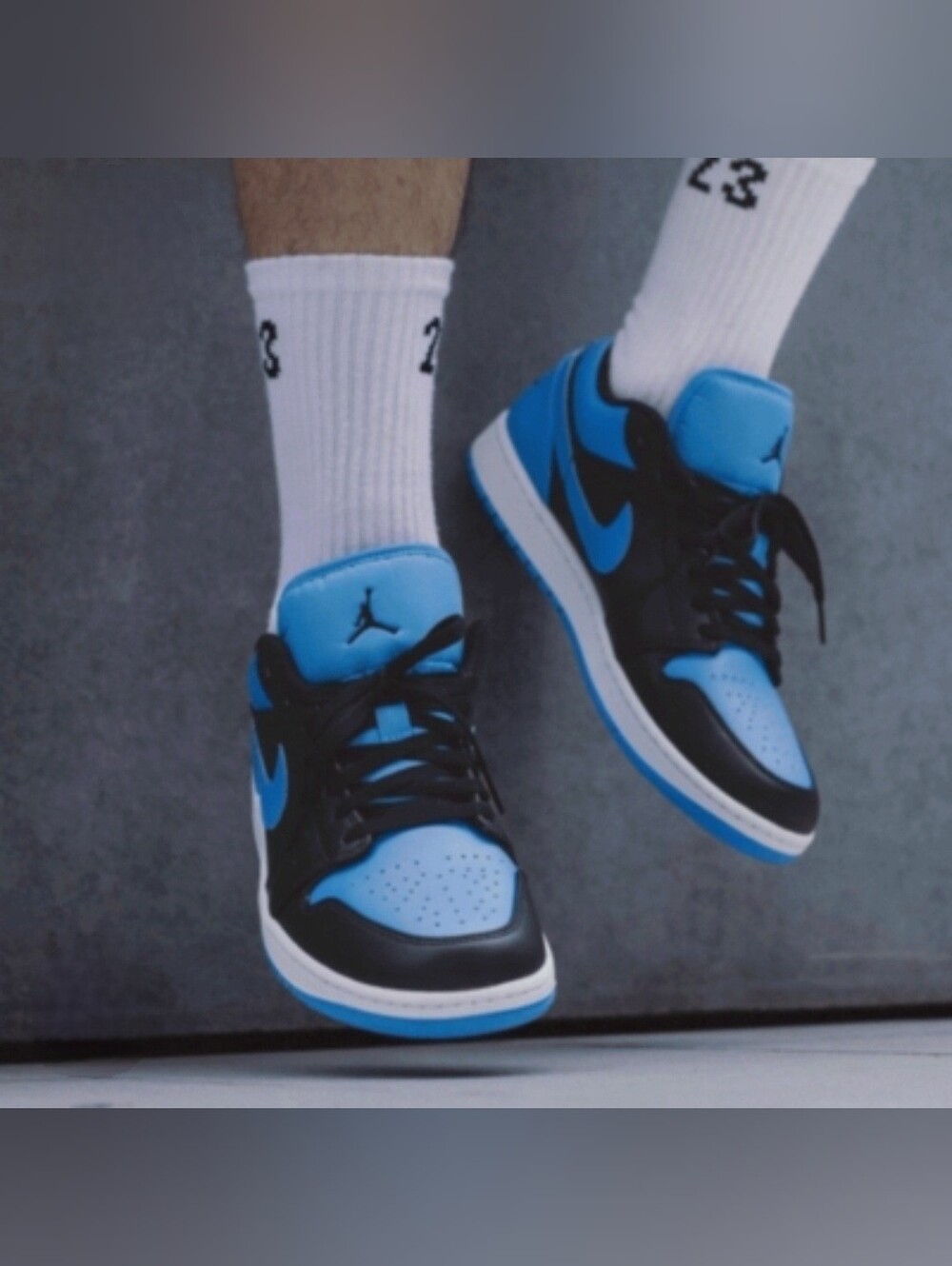 Nike Jordan 1 Low Universoty Blue & Black (2023)